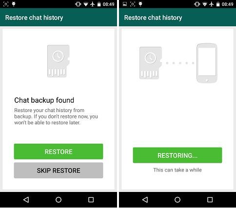 Cara Back up Data Percakapan WatsApp Ke Kartu Memori