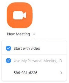 menggunakan aplikasi zoom