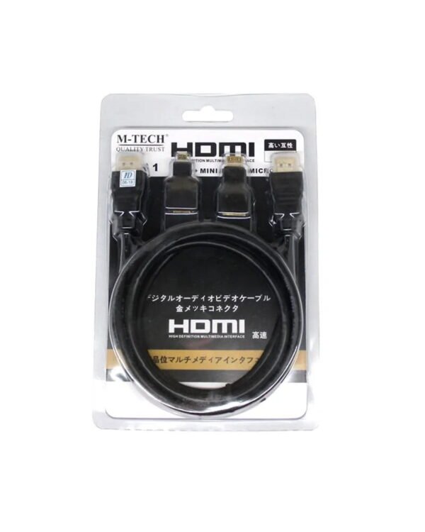 Kabel HDMI 3 in 1