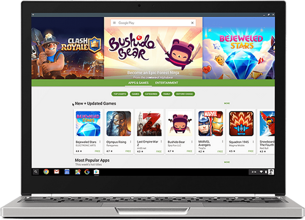 aplikasi android chrome os