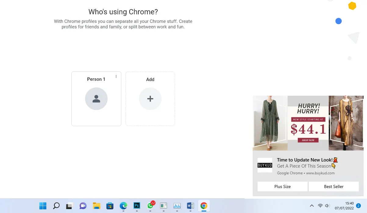 Hapus Virus pop up chrome