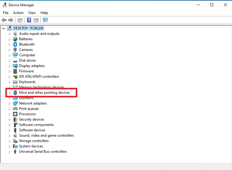 device manager list driver windows'