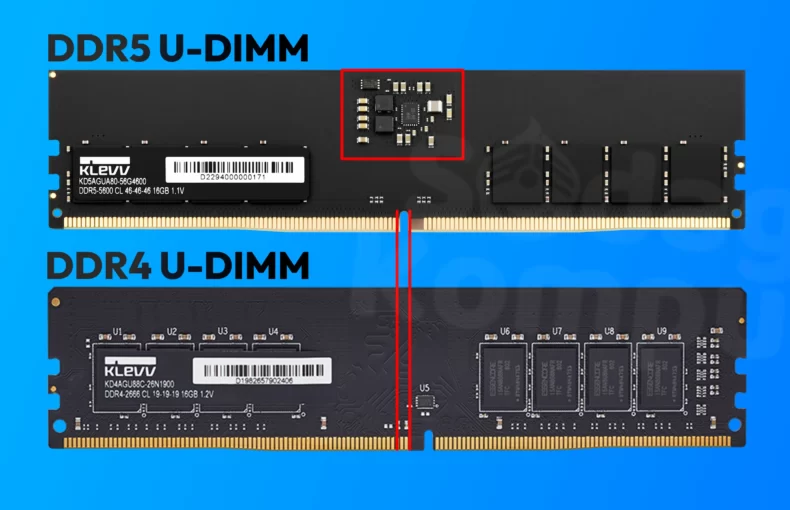 perbedaan ram ddr4 dan ddr5 laptop komputer
