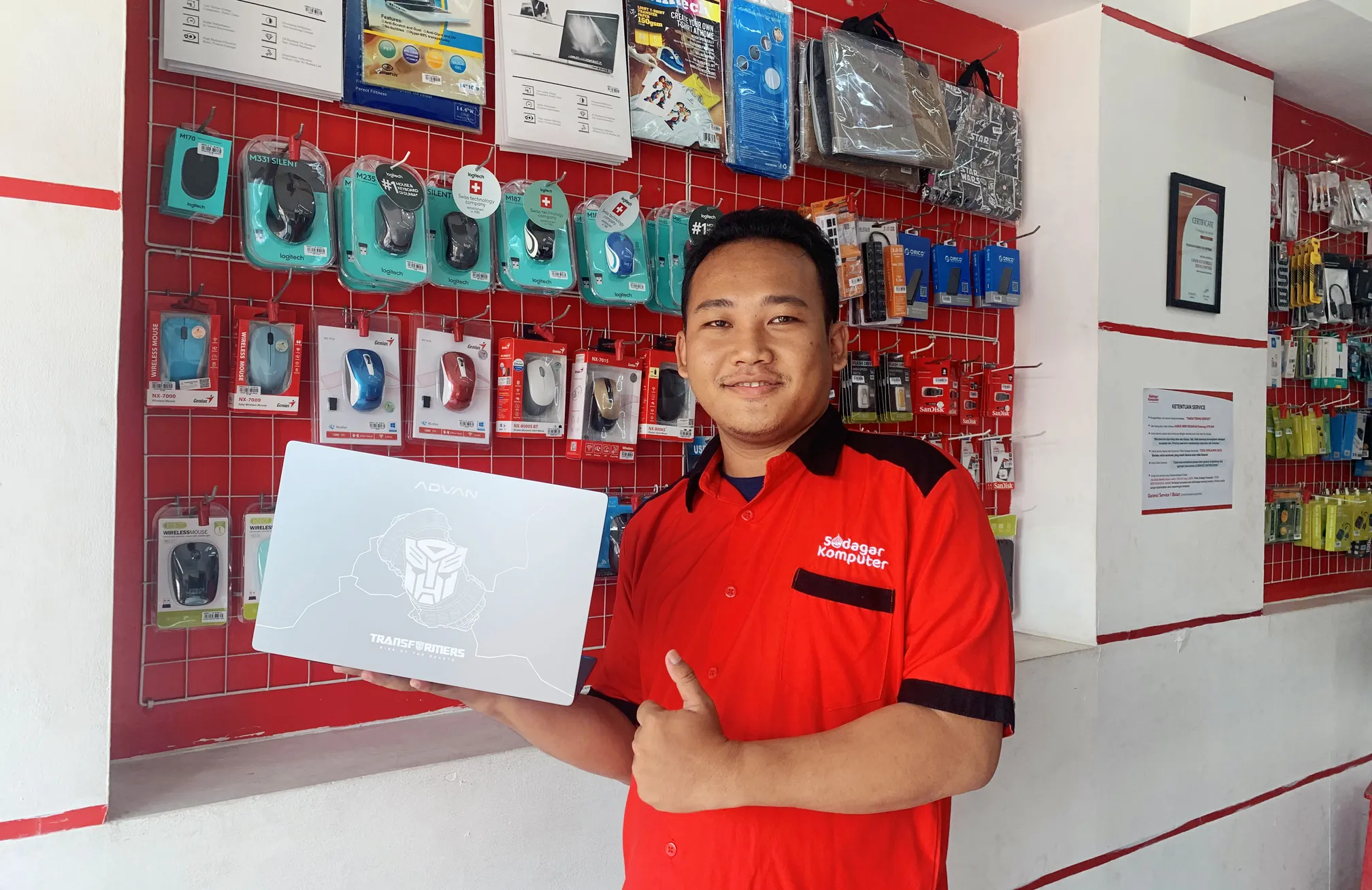 Review ADVAN TBook Transformers laptop 3 jutaan